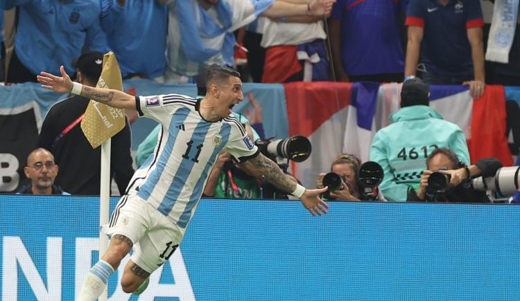 Imagen de Cuántos goles convirtió Ángel Di María en finales
