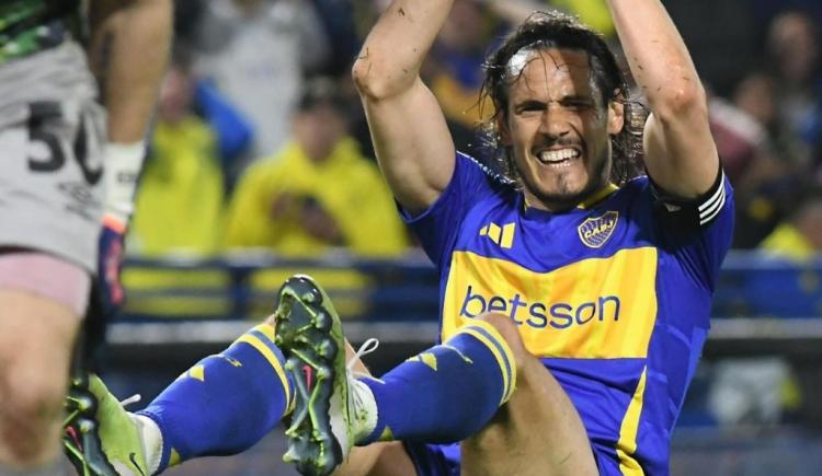 Imagen de Catarata de bajas en Boca, con Cavani como abanderado