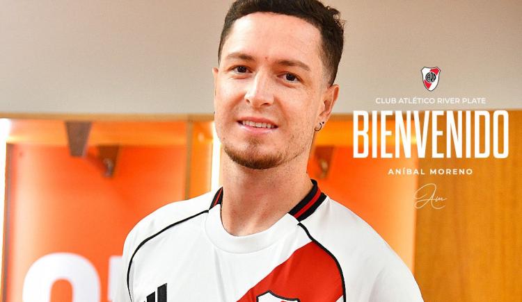Imagen de Aníbal Moreno habló por primera vez como jugador de River