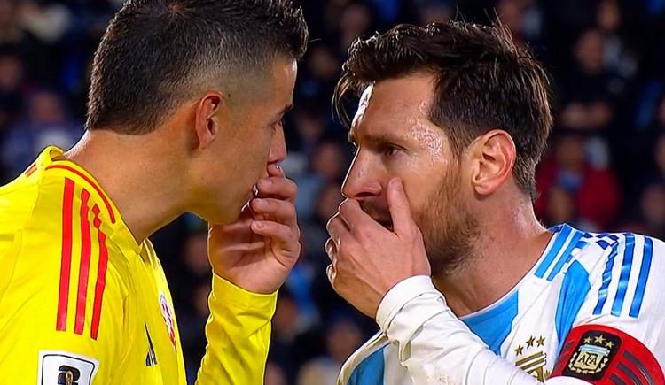 Imagen de Messi no olvida: el fuerte cruce con James y las reminiscencias del caso Lewandowski