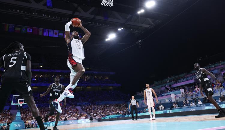Imagen de Sin fisuras: Estados Unidos derrotó a Sudán del Sur y se metió en los cuartos de final