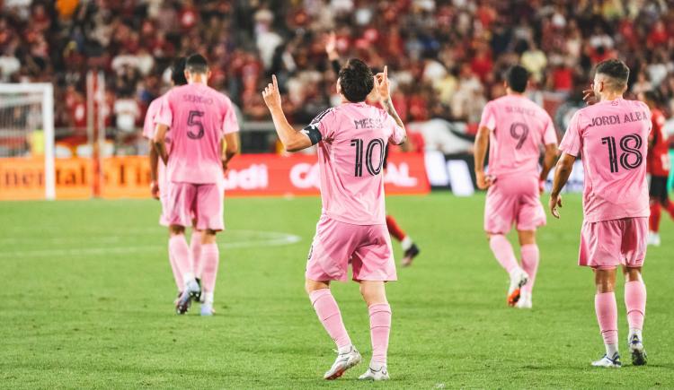 Imagen de Con un show de Messi, Inter Miami aplastó 5-1 a New York Red Bulls