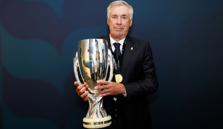 Imagen de Otro récord de Real Madrid y Ancelotti en la Supercopa de Europa