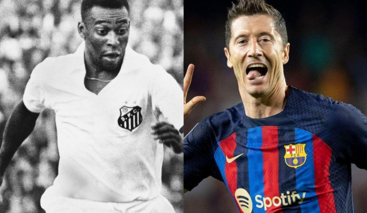 Imagen de La marca top de Pelé que igualó Robert Lewandowski