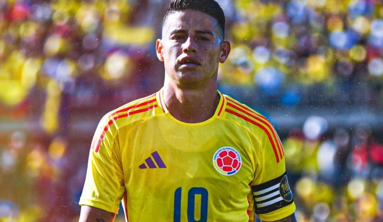 Imagen de Decisión tomada: James Rodríguez jugará con la banda roja