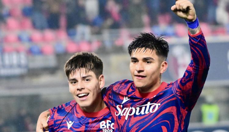 Imagen de Show de Santi Castro y primer gol de Benjamín Domínguez en Bologna