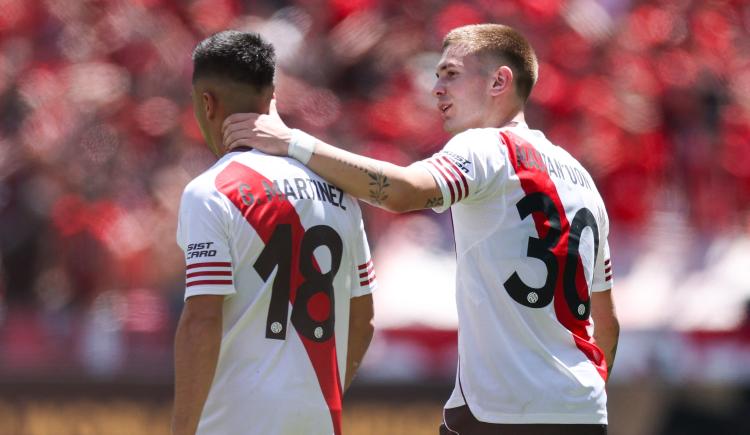 Imagen de Fue el tercero: el récord histórico que logró Gonzalo Martínez con la camiseta de River