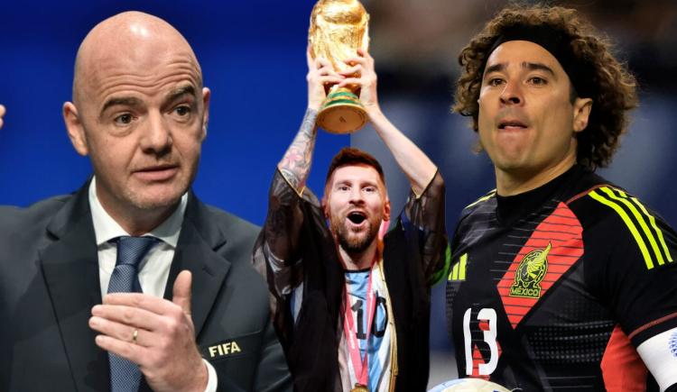 Imagen de Aires mundialistas: De Infantino y la final de Qatar 2022 al sueño de Memo Ochoa que involucra a Messi y CR7