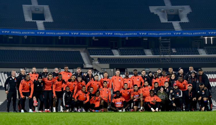 Imagen de Colombia practicó en el Monumental para la batalla ante Argentina