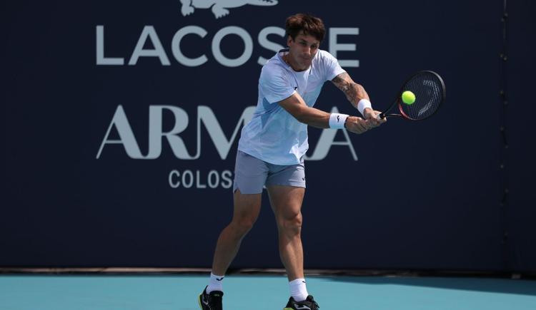Imagen de Cuidado, Djokovic: Camilo Ugo Carabelli se instaló en la tercera ronda del Masters 1000 de Miami
